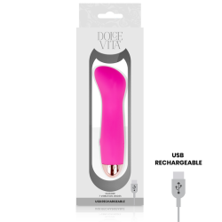 Dolce vita vibrador recargable one rosa 10 velocidades -  - 4