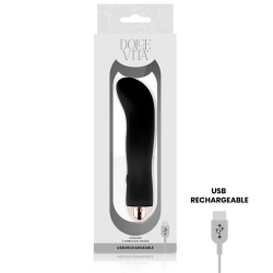 Dolce vita vibrador recargable two negro 10 velocidades -  - 4
