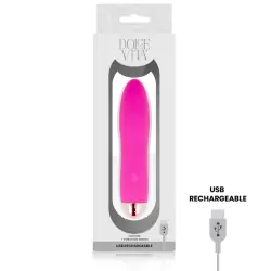 Dolce vita vibrador recargable four rosa 10 velocidades - - 3