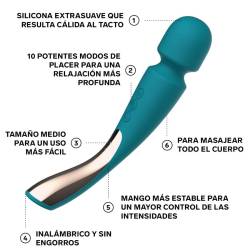 Lelo masajeador smart wand 2 aqua - - 4 Lelo masajeador smart wand 2 aqua - - 4