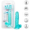 Envase del Size Queen azul de 15 cm