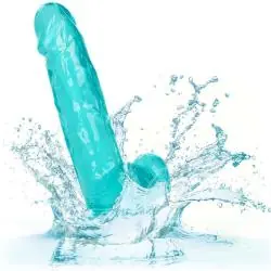 Calexotics - size queen dildo azul 15.3 cm Calexotics - size queen dildo azul 15.3 cm