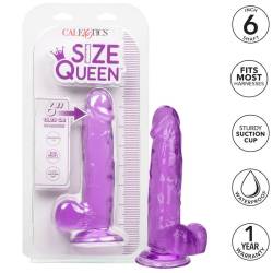 Calex size queen dildo color lila 15.3 cm -  - 2