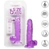 Calex size queen dildo color lila 15.3 cm - 2