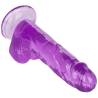 Calex size queen dildo color lila 15.3 cm - 3