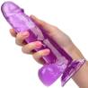 Calex size queen dildo color lila 15.3 cm - 5