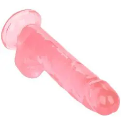 Calex size queen dildo color rosa de 20.3 cm - - 4