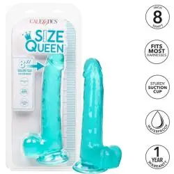 Calexotics - size queen dildo azul 20.3 cm Calexotics - size queen dildo azul 20.3 cm