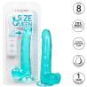 Envase del Size Queen azul de 20 cm