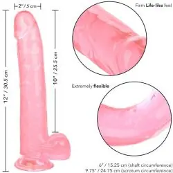 Calexotics - size queen dildo rosa 25.5 cm Calexotics - size queen dildo rosa 25.5 cm