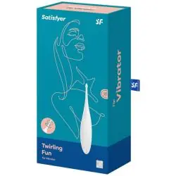 Satisfyer - twirling fun estimulador clitoris blanco