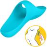 Aro flexible del Satisfyer Teaser azul con guía de uso