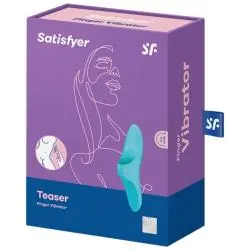 Satisfyer - teaser dedal vibrador azul light