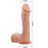 Beautiful encounter johnson lifelike skin dildo 27 cm - 2