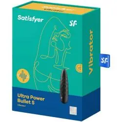 Satisfyer - ultra power bullet 5 bala vibradora negra