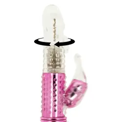 Ohmama - vibrador con funcion rotacion y estimulador clitoris
