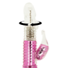 Cabeza giratoria del vibrador Ohmama rosa, de frente