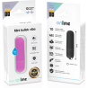 Caja de la mini bala Online lila, por delante y por detrás