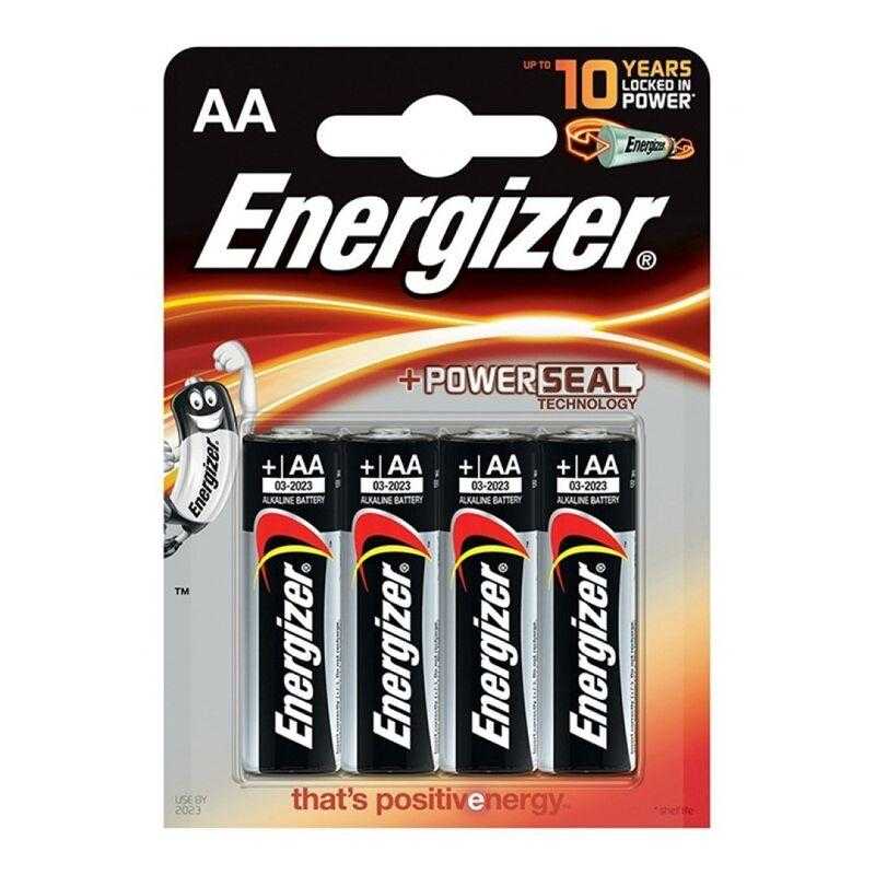 Energizer alkaline power pila alcalina aa lr6 blister*4