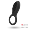 Anillo vibrador Mr Boss Tino con su lengüeta de puntitos