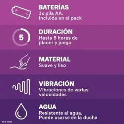 Durex - vibrador intense orgasmic pure fantasy