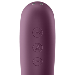 Satisfyer dual kiss estimulador clitoris - purpura - - 3