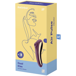 Satisfyer dual kiss estimulador clitoris - purpura - - 4