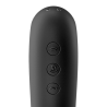 Botones de control de Satisfyer Dual Kiss negro