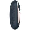 Satisfyer Dark Desire, vista lateral con la superficie estriada