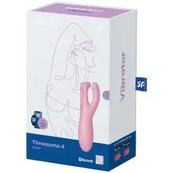 Satisfyer threesome 4 vibrador app - rosa