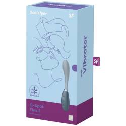 Satisfyer g-spot flex 3 multi vibrador - gris - - 4