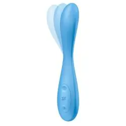 Satisfyer - g-spot flex 4+ multi vibrador app azul