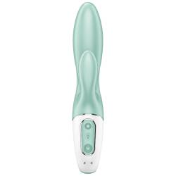 Satisfyer air pump bunny 5+ vibrador rabbit inflable app - verde - - 2