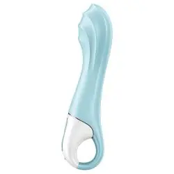 Satisfyer - air pump vibrator 5+ vibrador punto g inflable app azul