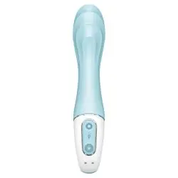 Satisfyer - air pump vibrator 5+ vibrador punto g inflable app azul