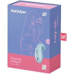 Caja del Satisfyer Dipping Delight azul