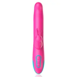 Happy loky - pluto rabbit vibrator & rotator compatible con watchme wireless technology