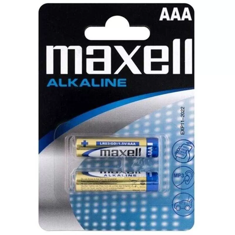 Maxell pila alcalina aaa lr03 blister*2 Maxell pila alcalina aaa lr03 blister*2