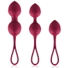 Cici beauty premium silicone 3 vibrating kegel beads remote control - 3