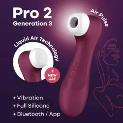 Satisfyer pro 2 generación 3 - negro bluetooth & app