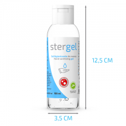 Stergel hidroalcoholico + aloe vera + fragancia 100ml
