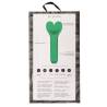 Reverso de la caja de la Amour verde