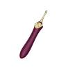 ZALO Bess 2 morado inclinado, con la punta dorada