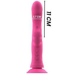 Intense - julio vibrador rabbit silicona rosa - - 6