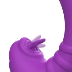 Intense - harry vibrador flexible con lengua morado Intense - harry vibrador flexible con lengua morado