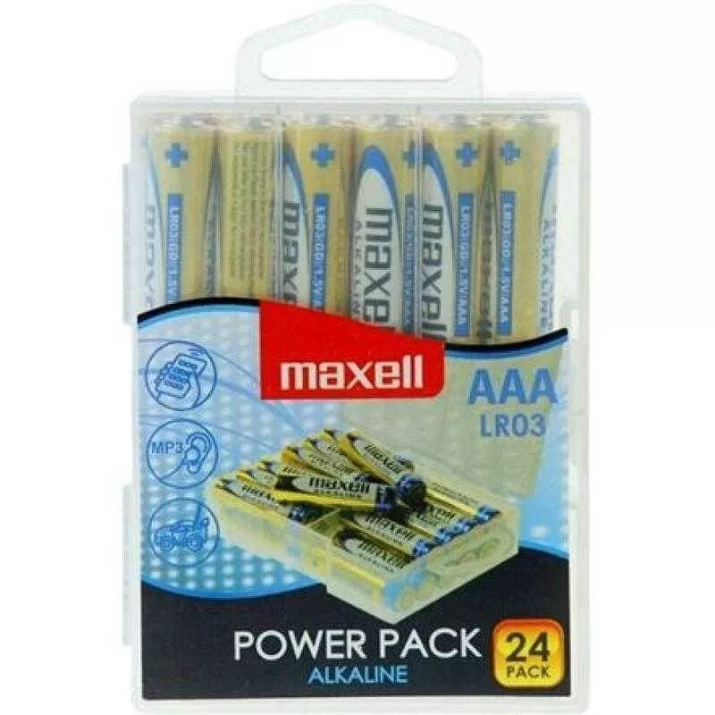 Maxell pila alcalina aaa lr03 pack*24 pilas Maxell pila alcalina aaa lr03 pack*24 pilas