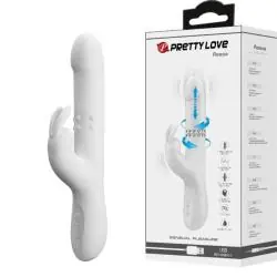 Pretty love - reese vibrador con rotación plateado