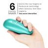Controles y seis niveles del Womanizer Starlet 3 turquesa