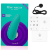 Contenido del Womanizer Starlet 3 turquesa con cable e instrucciones