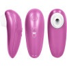 Vistas lateral, frontal y de la boquilla del Womanizer Starlet 3 violeta